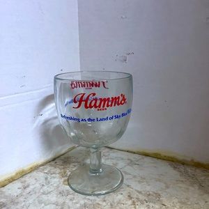 Vintage HAMMS beer glass